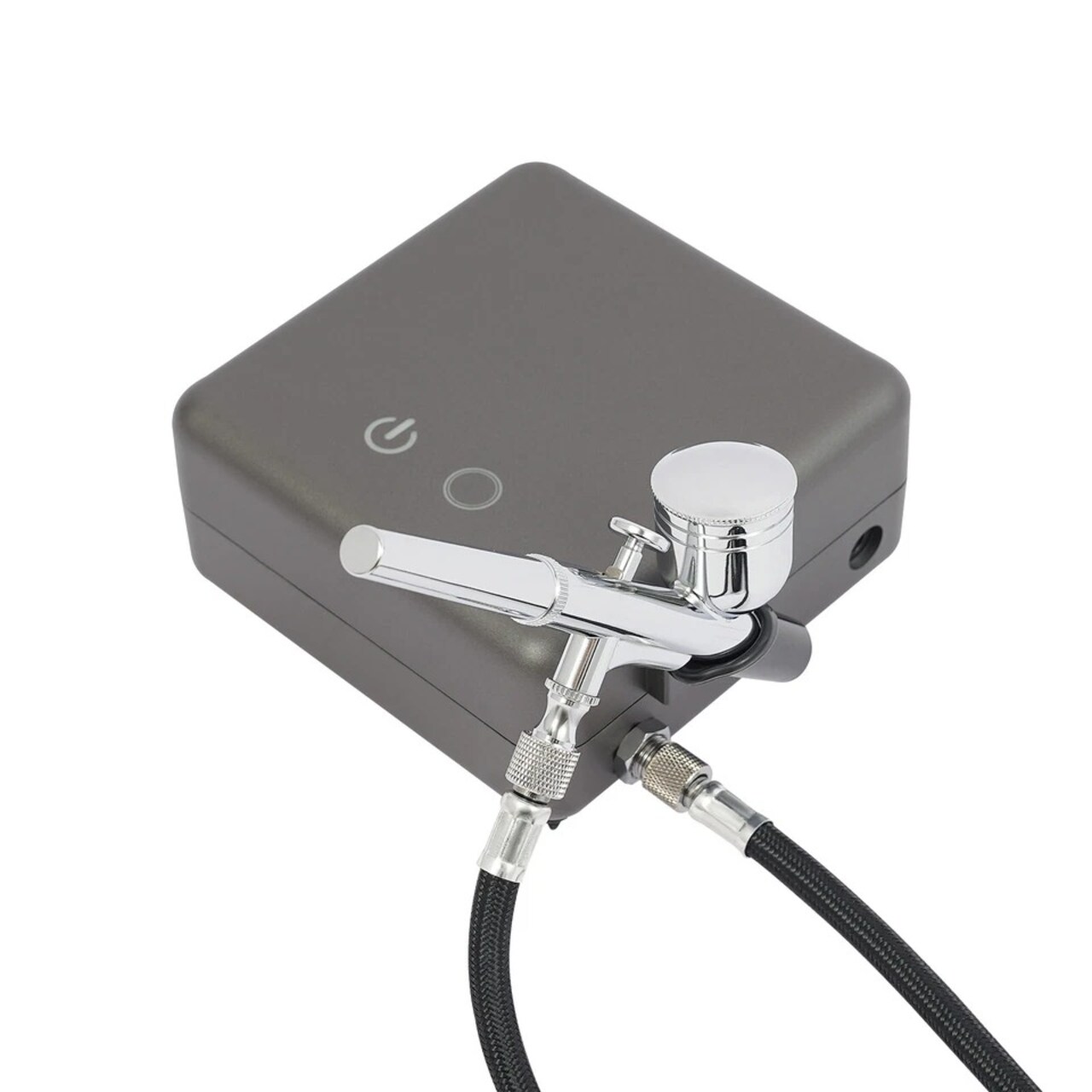 Multi-Purpose Airbrush Kit with High-Pressure Compressor – Dark Gray